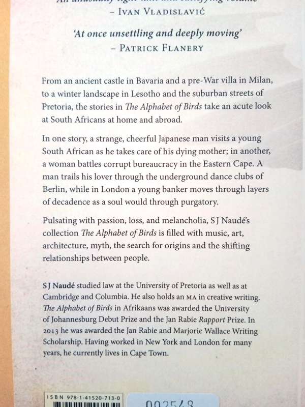The Alphabet of Birds, S.J. Naudé [signed copy]