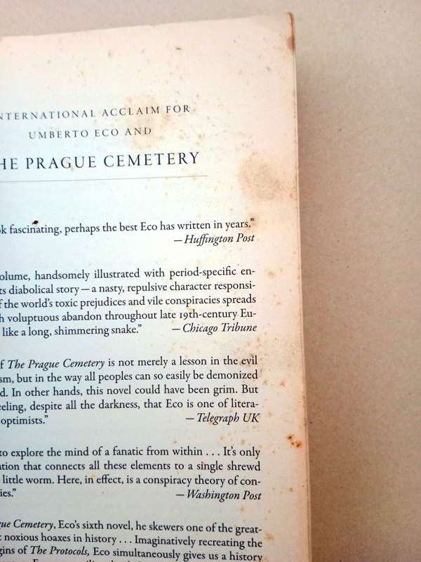 The Prague Cemetery, Umberto Eco