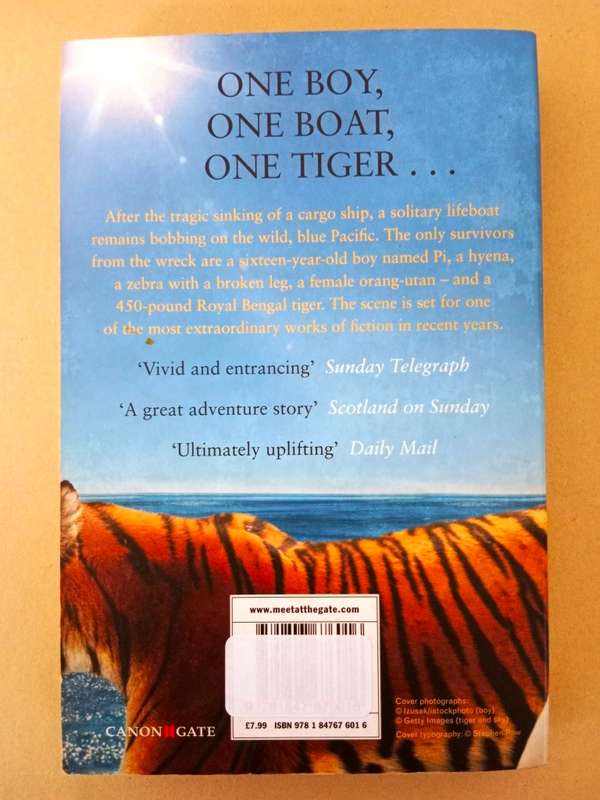 Life of Pi, Yann Martel