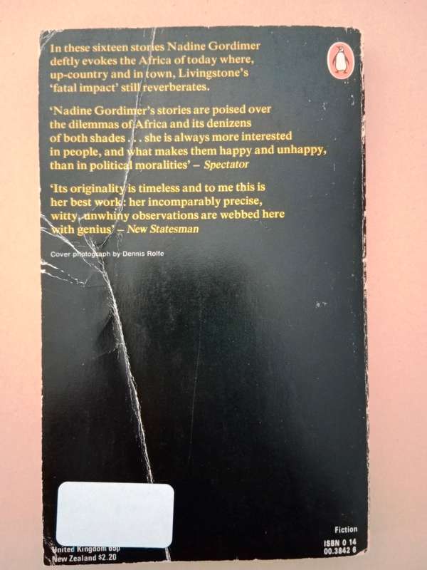 Livingstone's Companions, Nadine Gordimer [Stories]