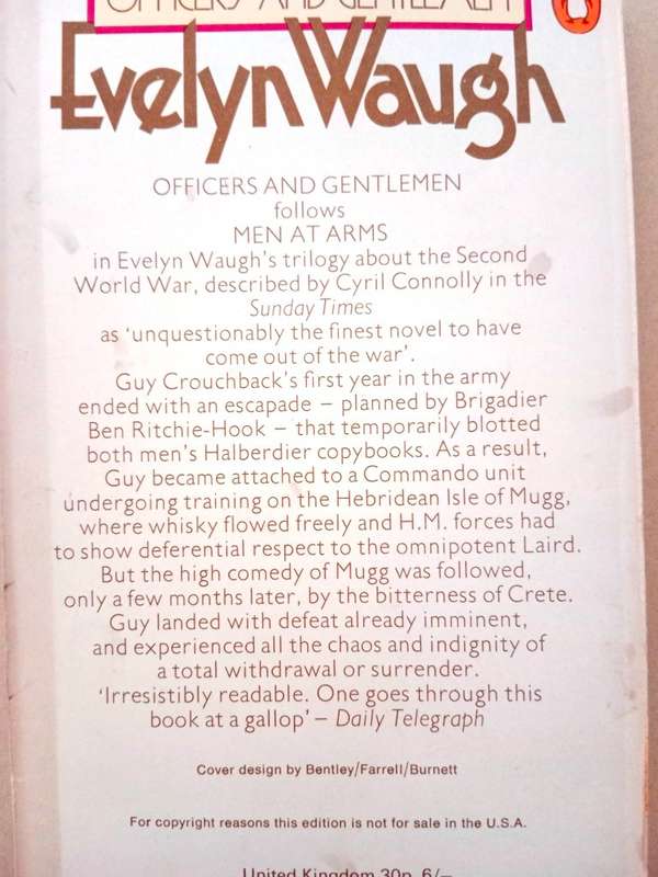 Officers and Gentlemen, Evelyn Waugh