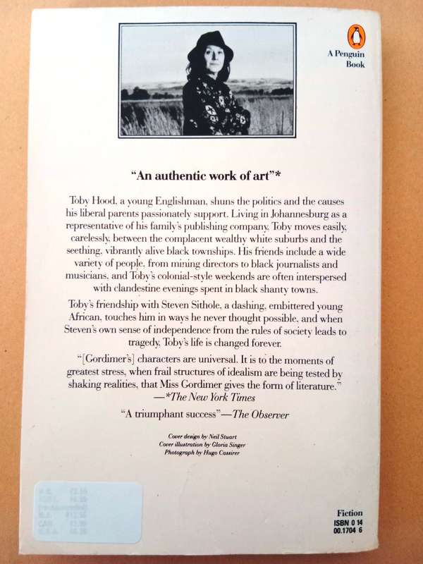 A World of Strangers, Nadine Gordimer
