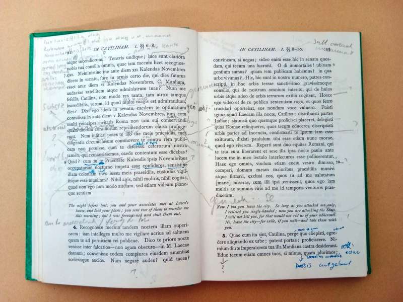 Catilinarian Orations, Cicero [in Latin with English notes]