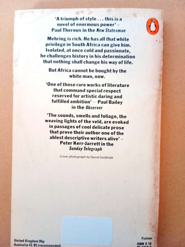 The Conservationist, Nadine Gordimer