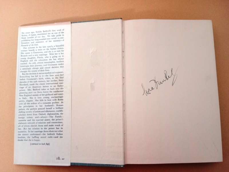 A Favourite of the Gods, Sybille Bedford [first edition]