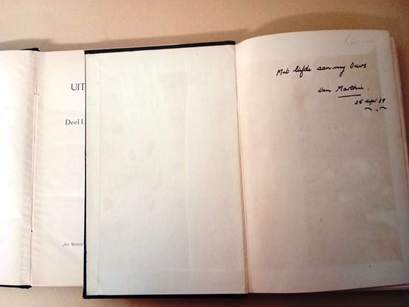 Uit de schriften / Uit die Skrifte, Dr. J.D. du Toit (Totius) [1920/1921 uitgawe, 2 boeke]