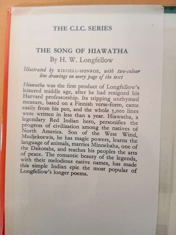 The Song of Hiawatha, H.W. Longfellow