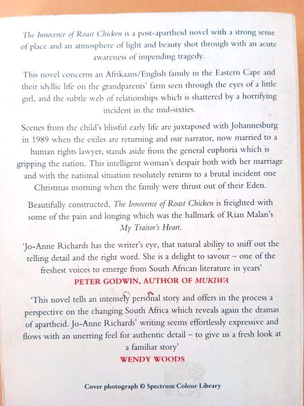 The Innocence of Roast Chicken, Jo-Anne Richards