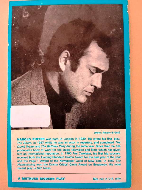 Landscape and Silence, Harold Pinter