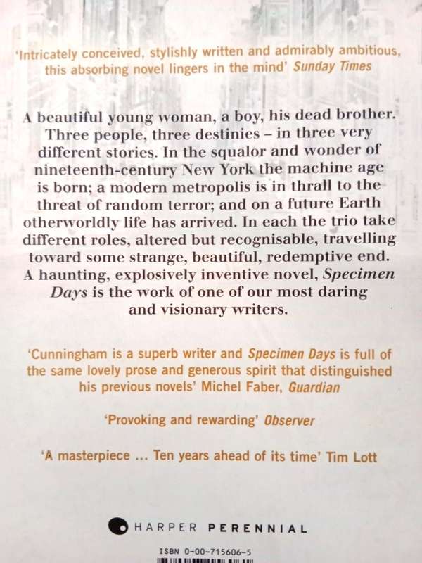 Specimen Days, Michael Cunningham