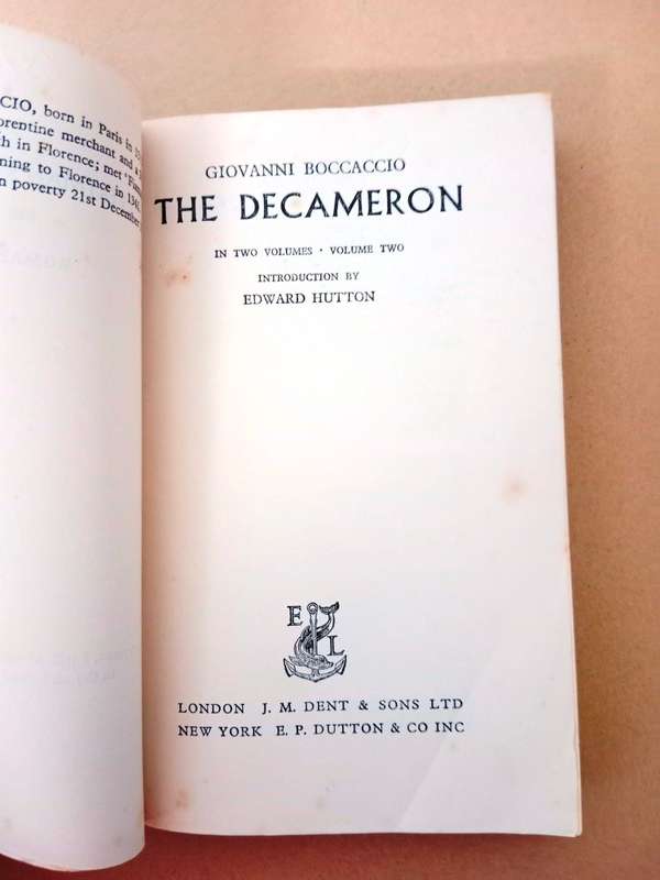 The Decameron, Giovanni Boccaccio (Volume 2)