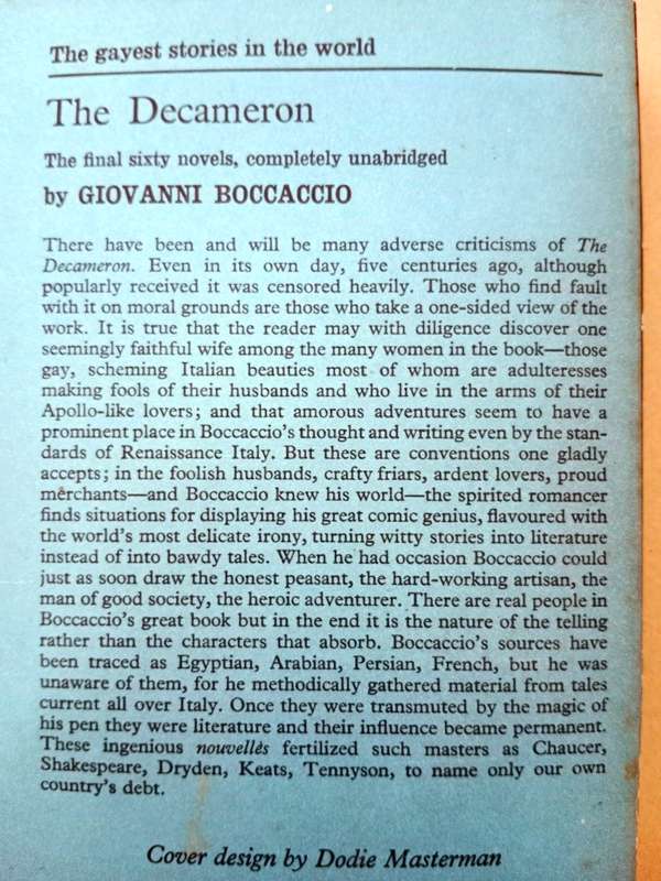The Decameron, Giovanni Boccaccio (Volume 2)