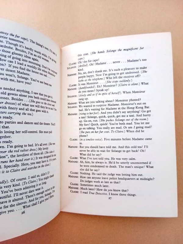 The Maids, Jean Genet