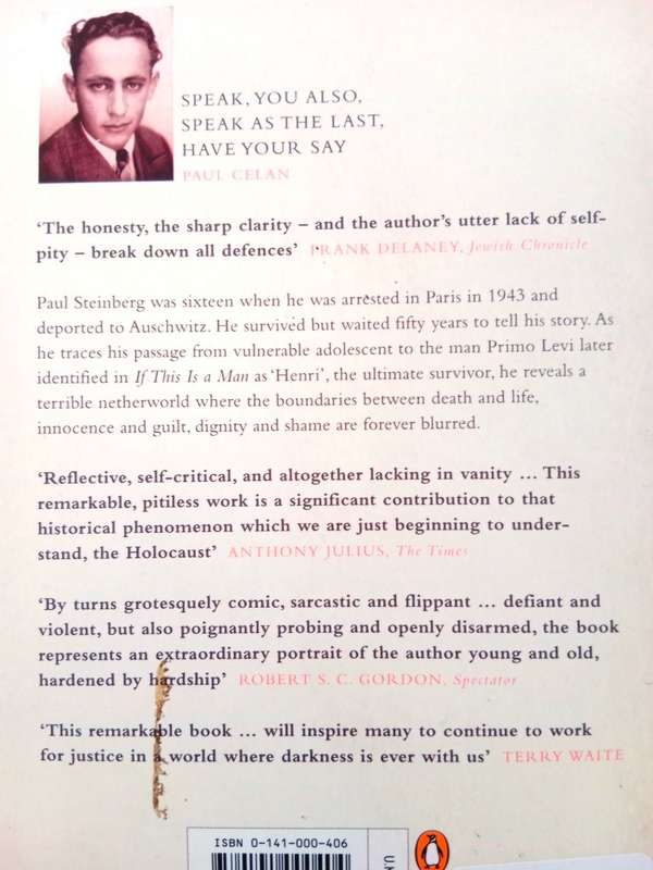 Speak You Also, Paul Steinberg