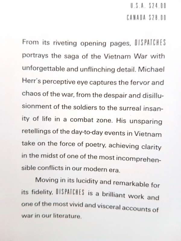 Dispatches, Michael Herr