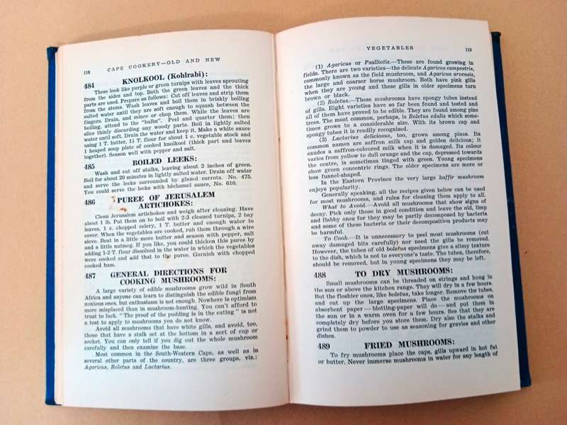 Cape Cookery Old and New, Hilda Gerber
