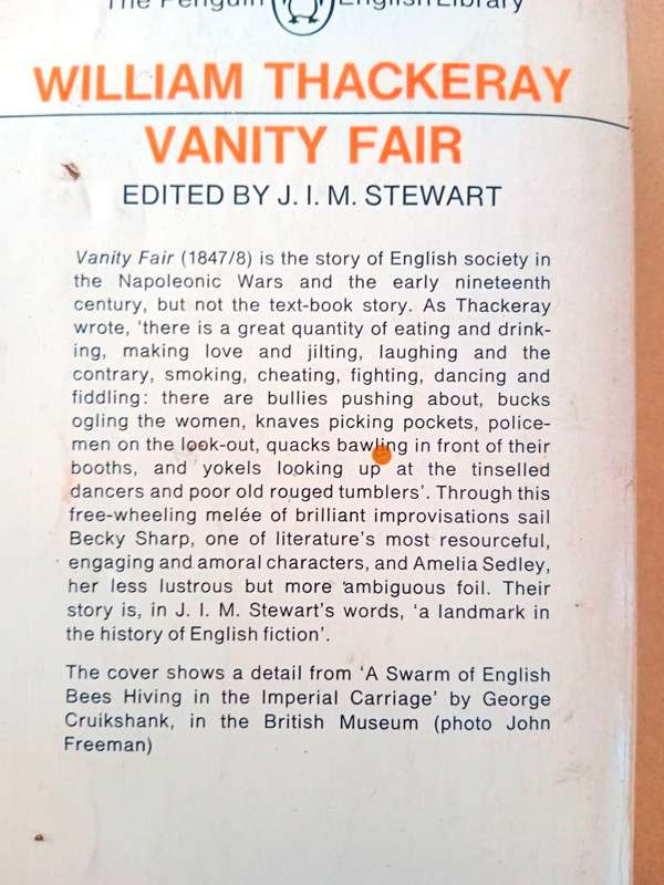 Vanity Fair, William Thackeray