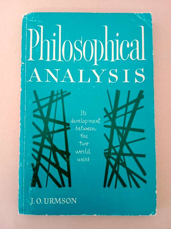 Philosophical Analysis, J.O. Urmson