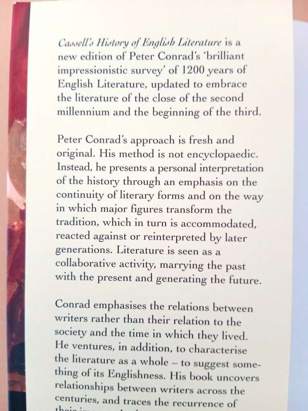 Cassell's History of English Literature, Peter Conrad