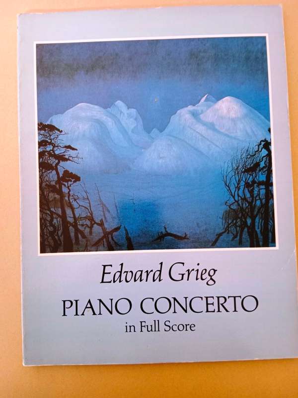 Piano Concerto, in full score, Edvard Grieg