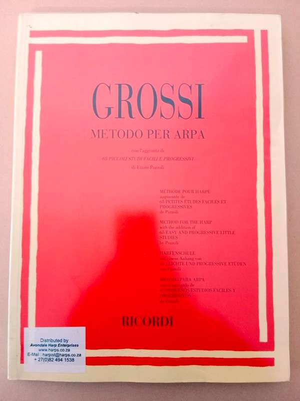 Metodo Per Arpa, Maria Grossi [Method for Harp]