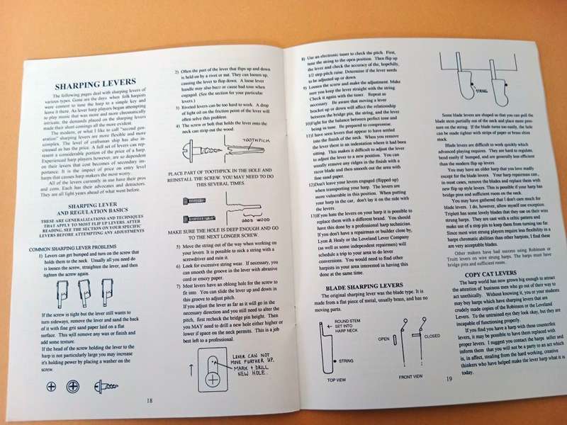 Troubleshooting your Lever Harp, David Kolacny