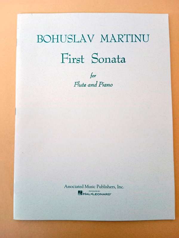 First Sonata for flute and piano, Bohuslav Martinu