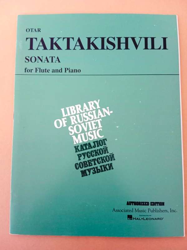 Sonata for flute and piano, Otar Taktakishvili