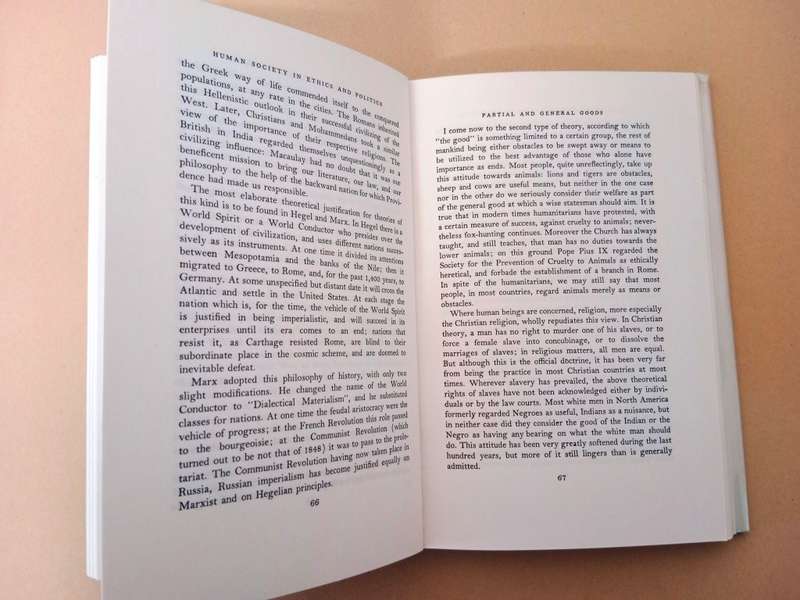 Human Society in Ethics and Politics, Bertrand Russell