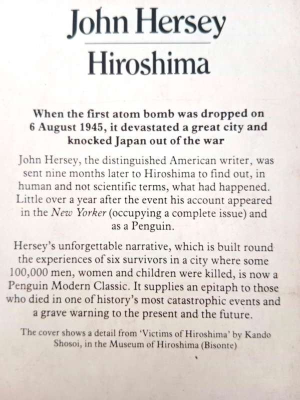 Hiroshima, John Hersey