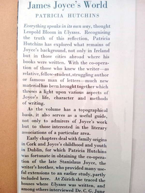 James Joyce's World, Patricia Hutchins