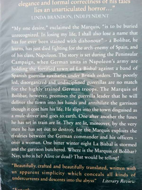 The Marquis of Bolibar, Leo Perutz