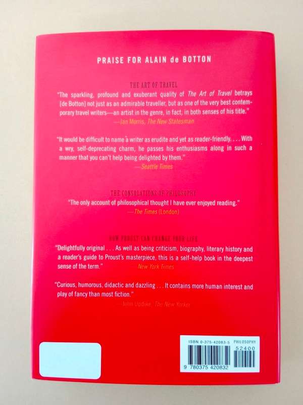 Status Anxiety, Alain de Botton