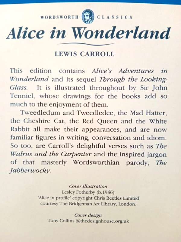 Alice in Wonderland / Through the Looking-Glass, Lewis Carroll [2-in-1]