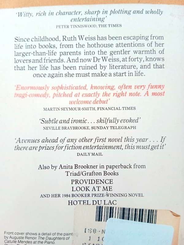 A Start in Life, Anita Brookner