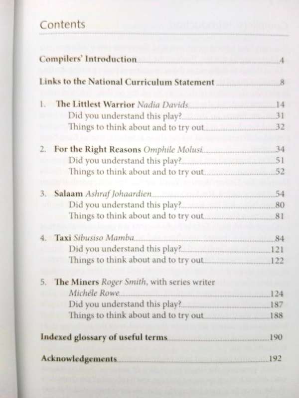 South African Plays for TV, Radio and Stage, compiled by Robin Malan and Nokuthula Mazibuko