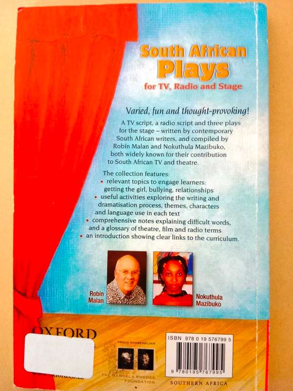 South African Plays for TV, Radio and Stage, compiled by Robin Malan and Nokuthula Mazibuko