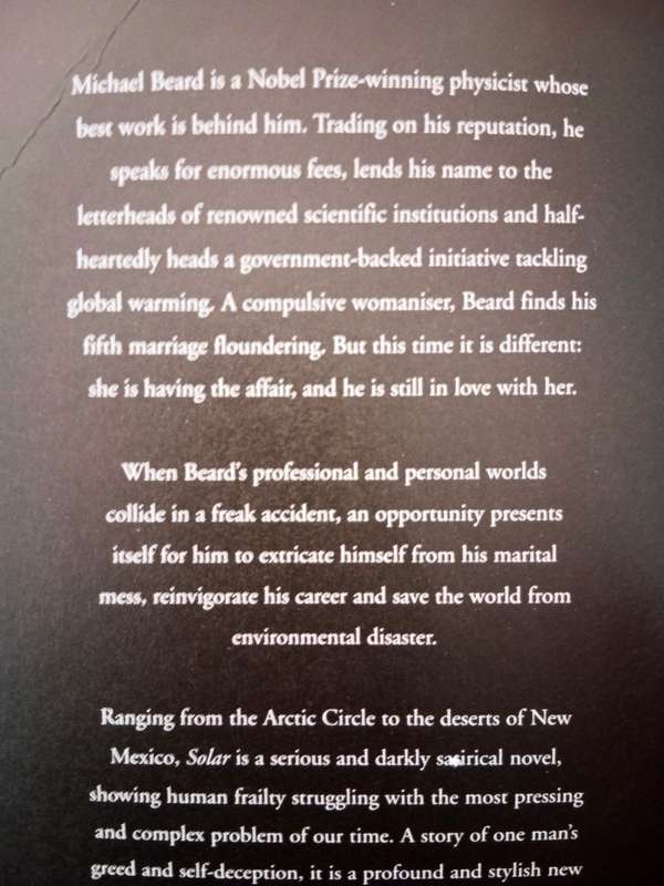 Solar, Ian McEwan