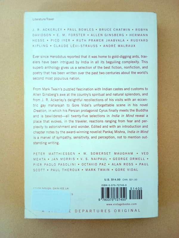 India in Mind, ed. Pankaj Mishra