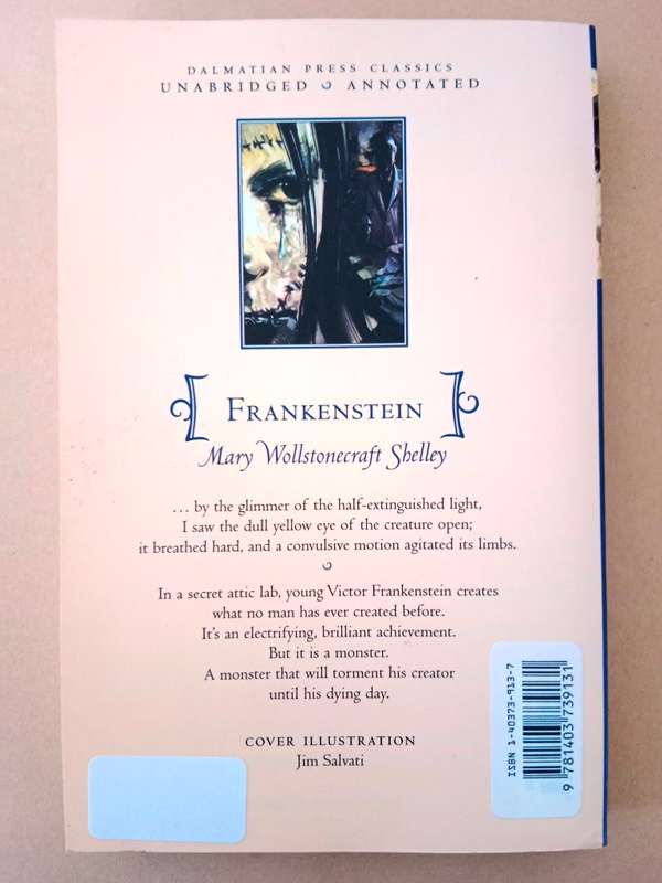Frankenstein, Mary Wollstonecraft Shelley