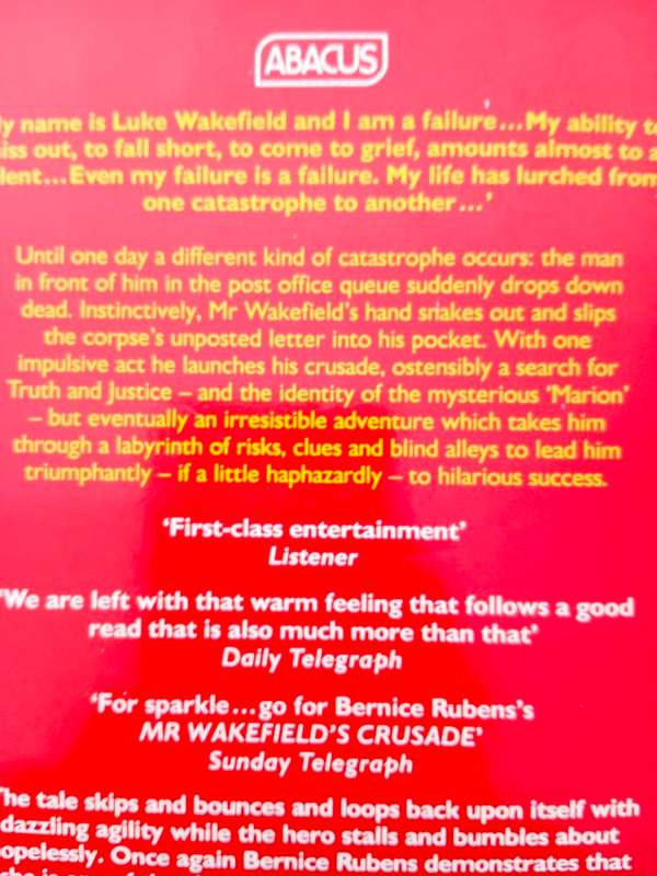 Mr Wakefield's Crusade, Bernice Rubens