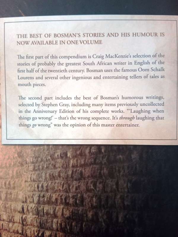 Best Stories and Humour of Herman Charles Bosman