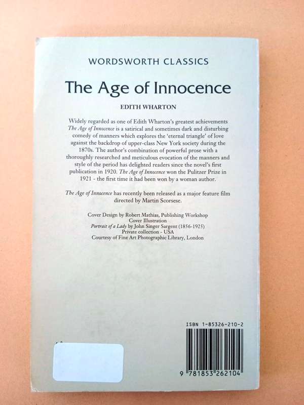 The Age of Innocence, Edith Wharton