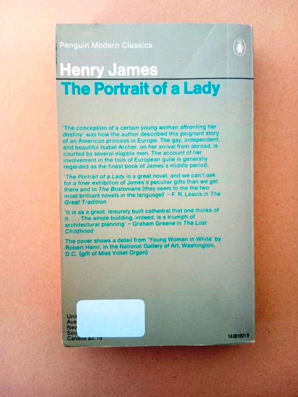 The Portrait of a Lady, Henry James