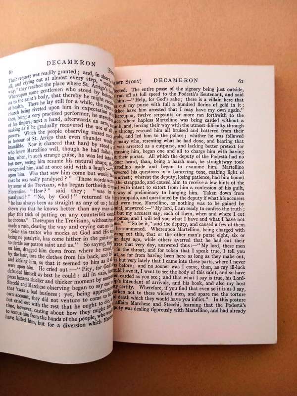 The Decameron, The First Forty 40 Novels, Volume 1, Giovanni Boccaccio