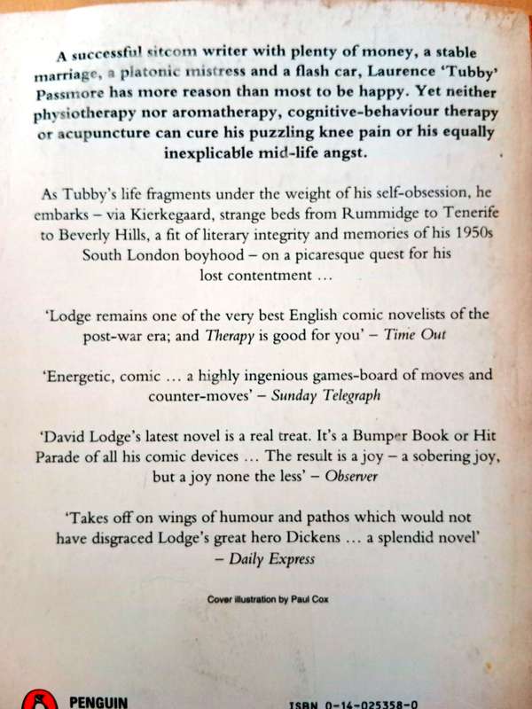 Therapy, David Lodge