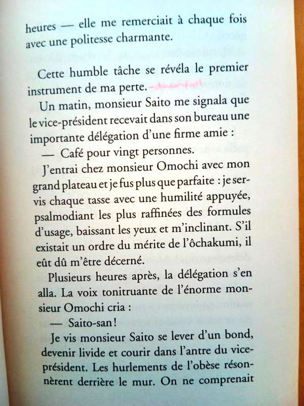 Stupeur et tremblements, Amélie Nothomb