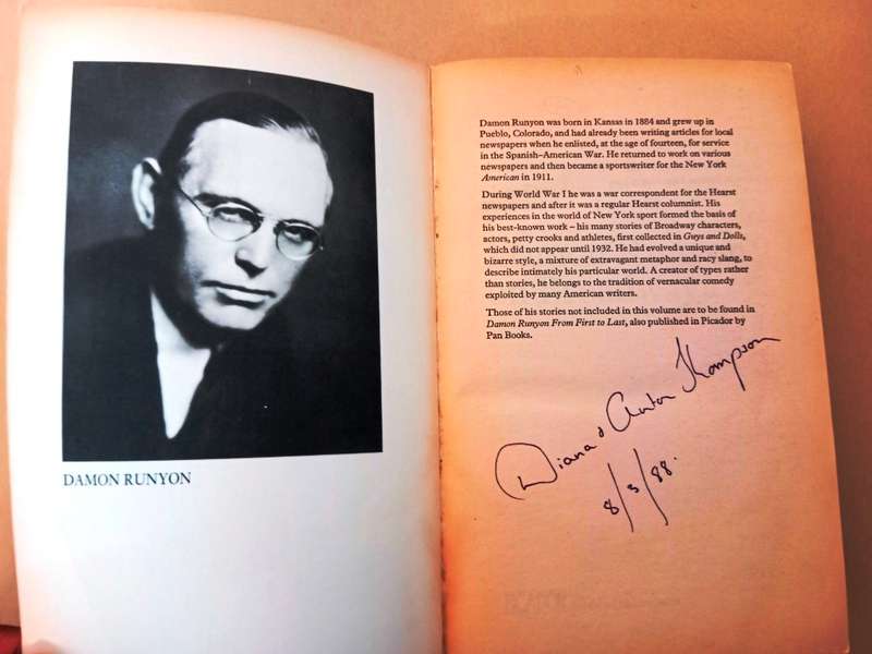 On Broadway, Damon Runyon