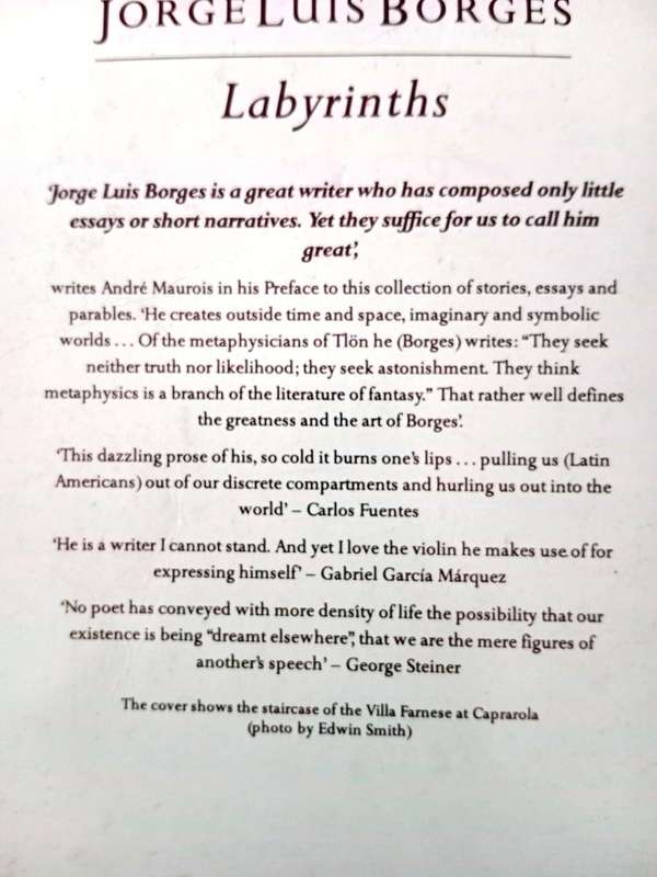 Labyrinths, Jorge Luis Borges