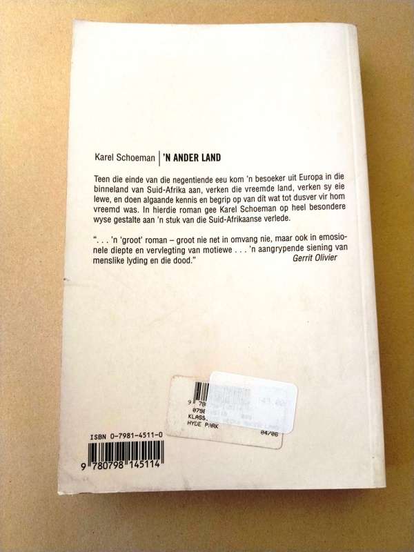 'n Ander Land, Karel Schoeman